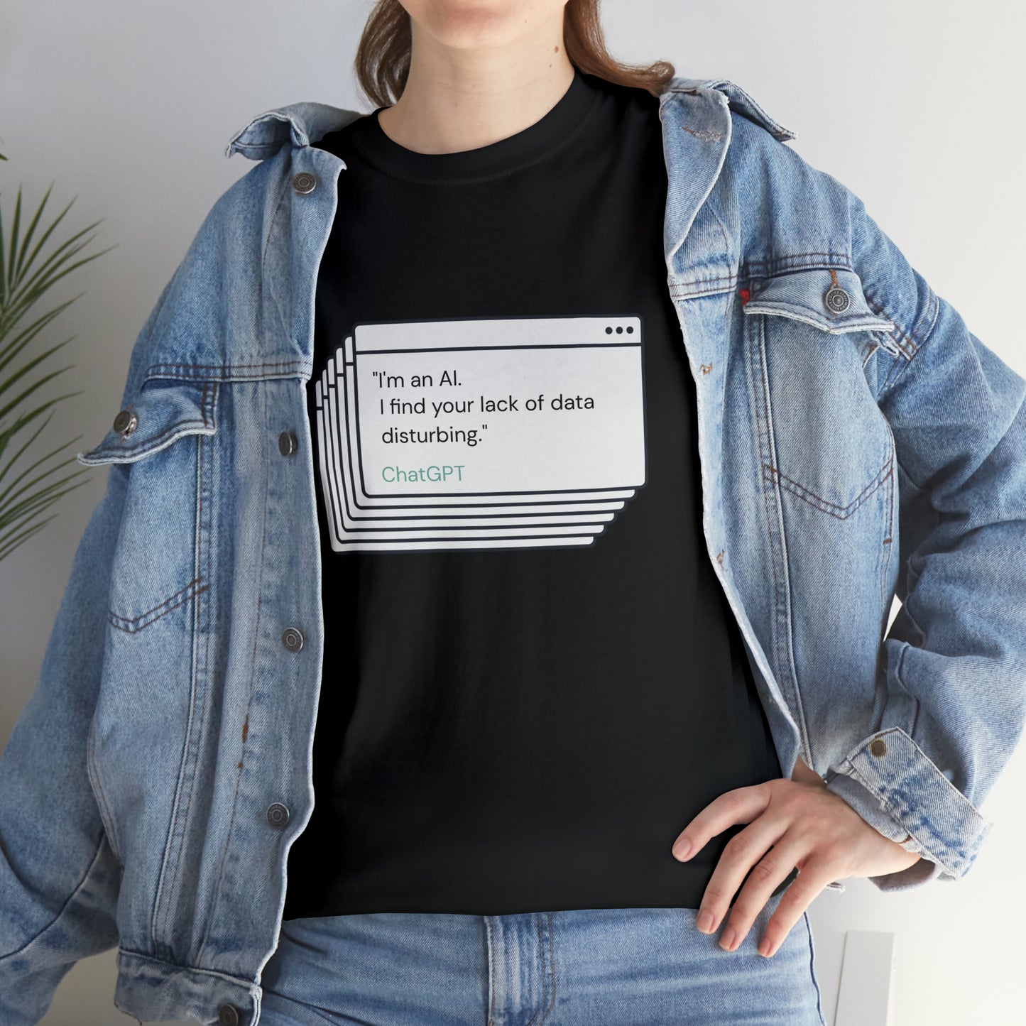 "I'm an AI. I find your lack of data disturbing." Pop up